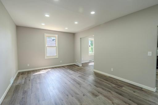 Lovely living room - entire home gutted and remodeled