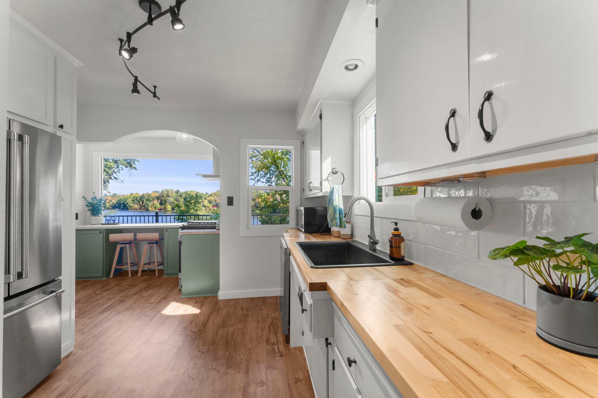 Kitchen with many updates!