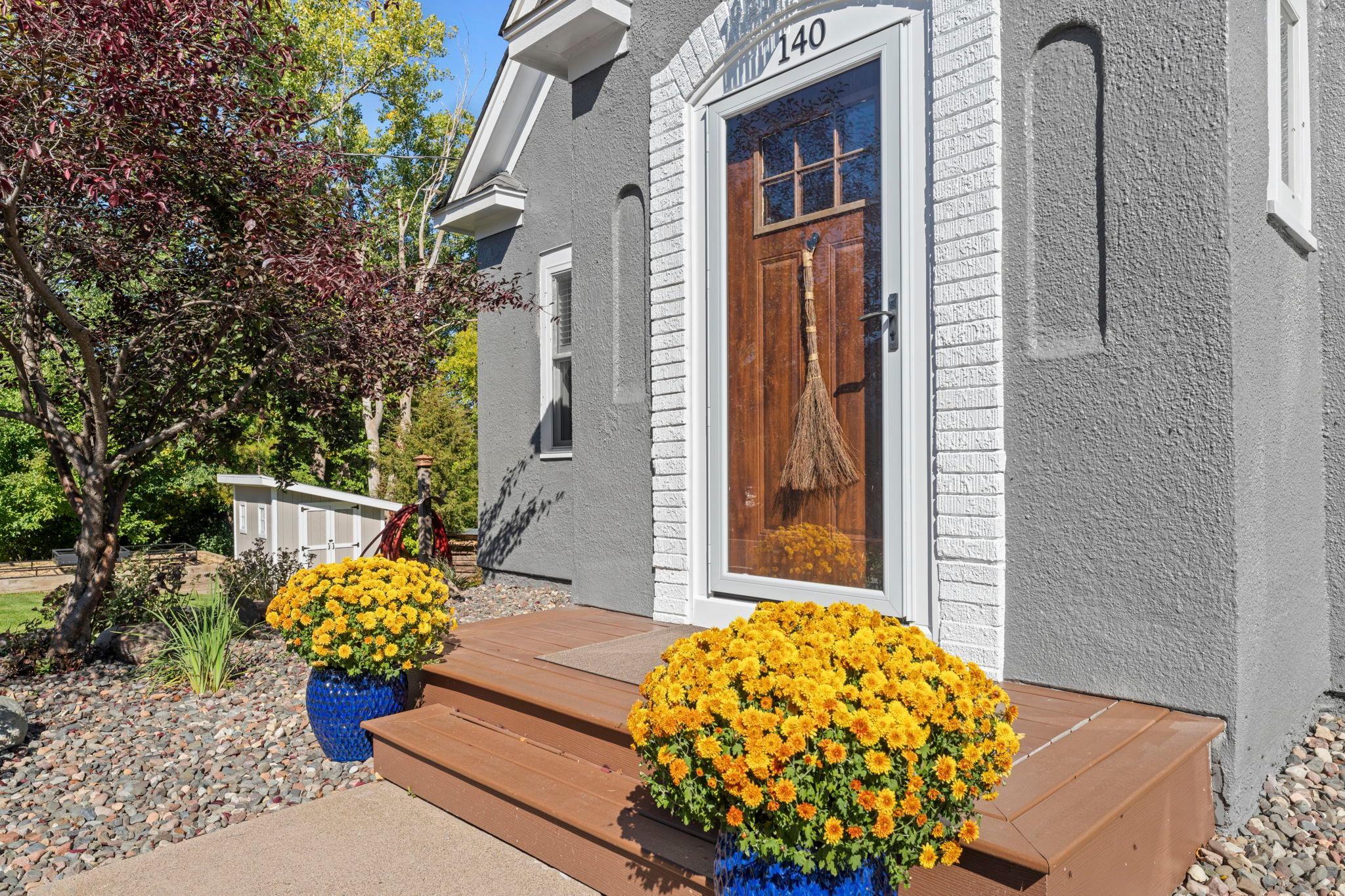 Front door - Welcome home!