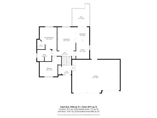 Floor plan - upper level