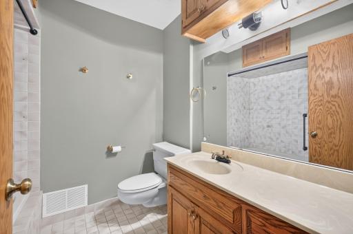 Conveniently located full bath on the main floor.