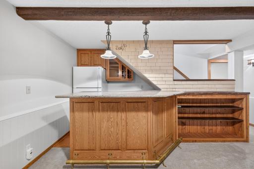 Mix your favorite beverages at your very own built-in bar.