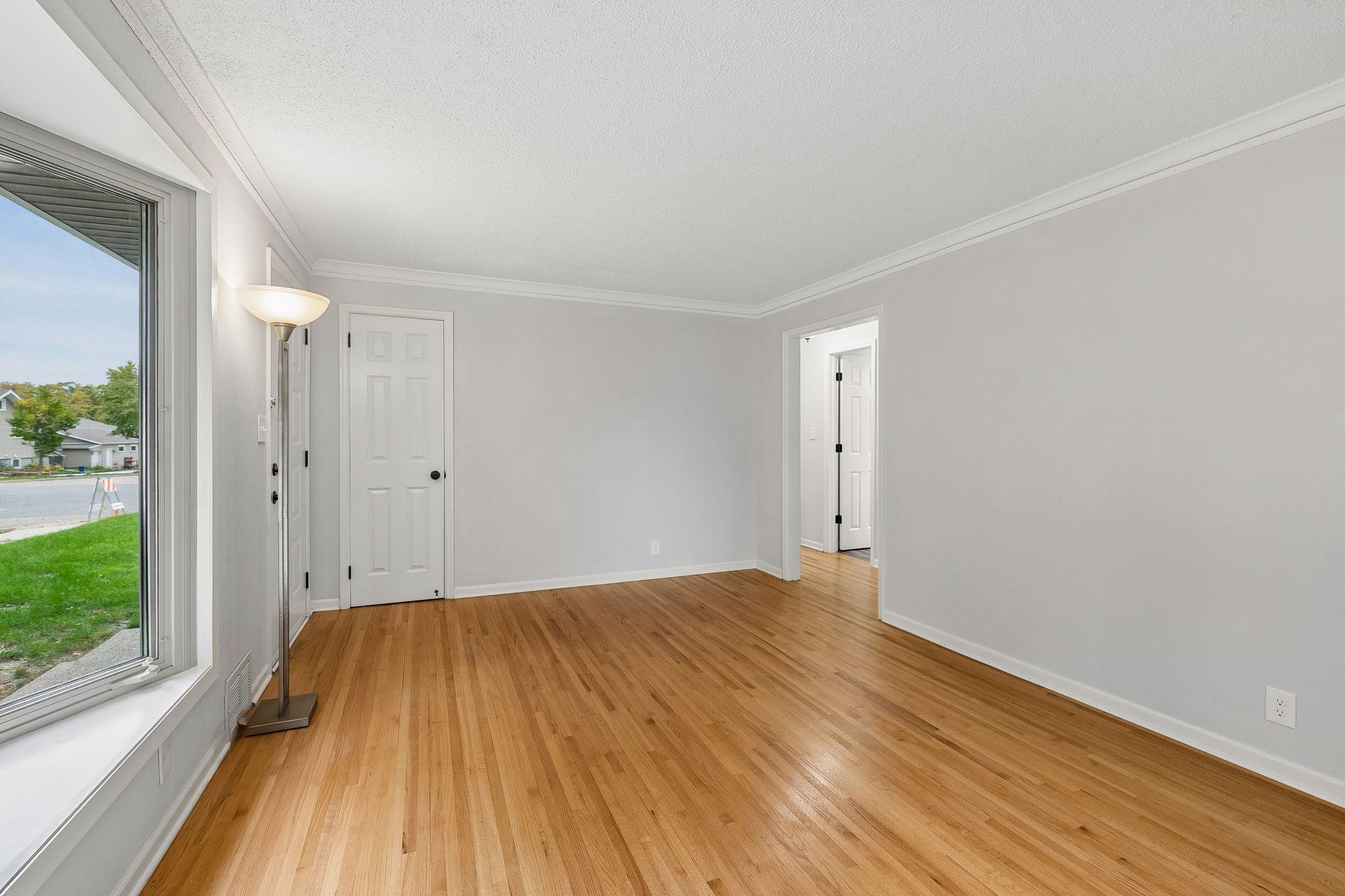 Neutral Grey and White Walls and Woodwork