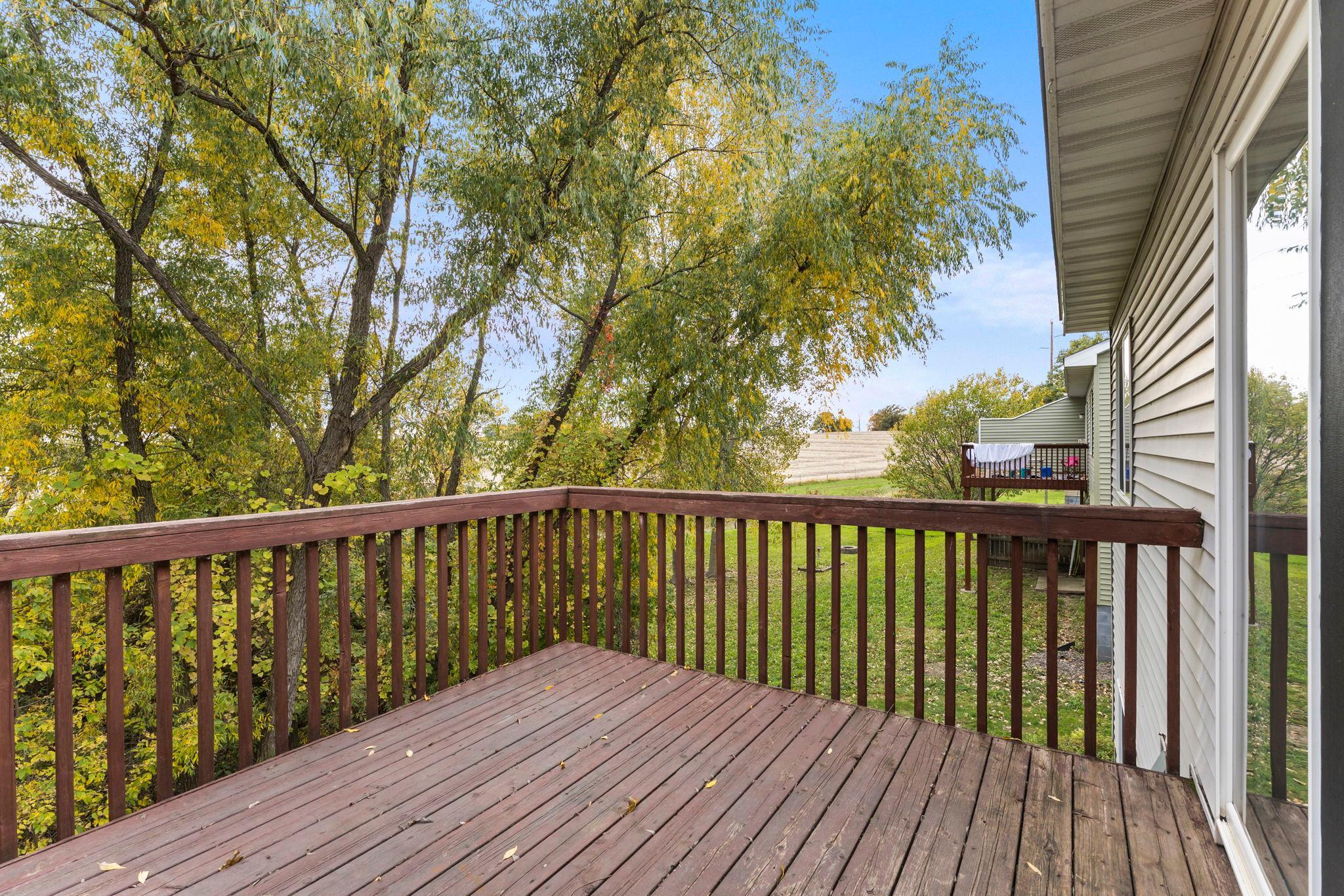 Backyard deck