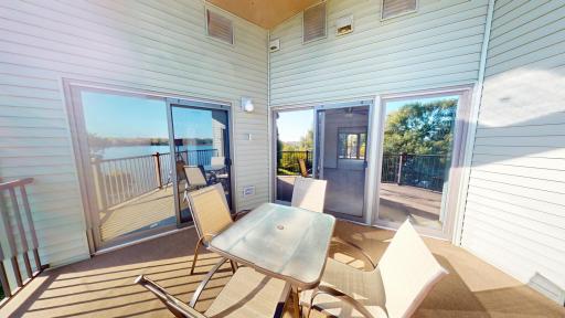 Deck/Patio Doors from Primary and Living Room