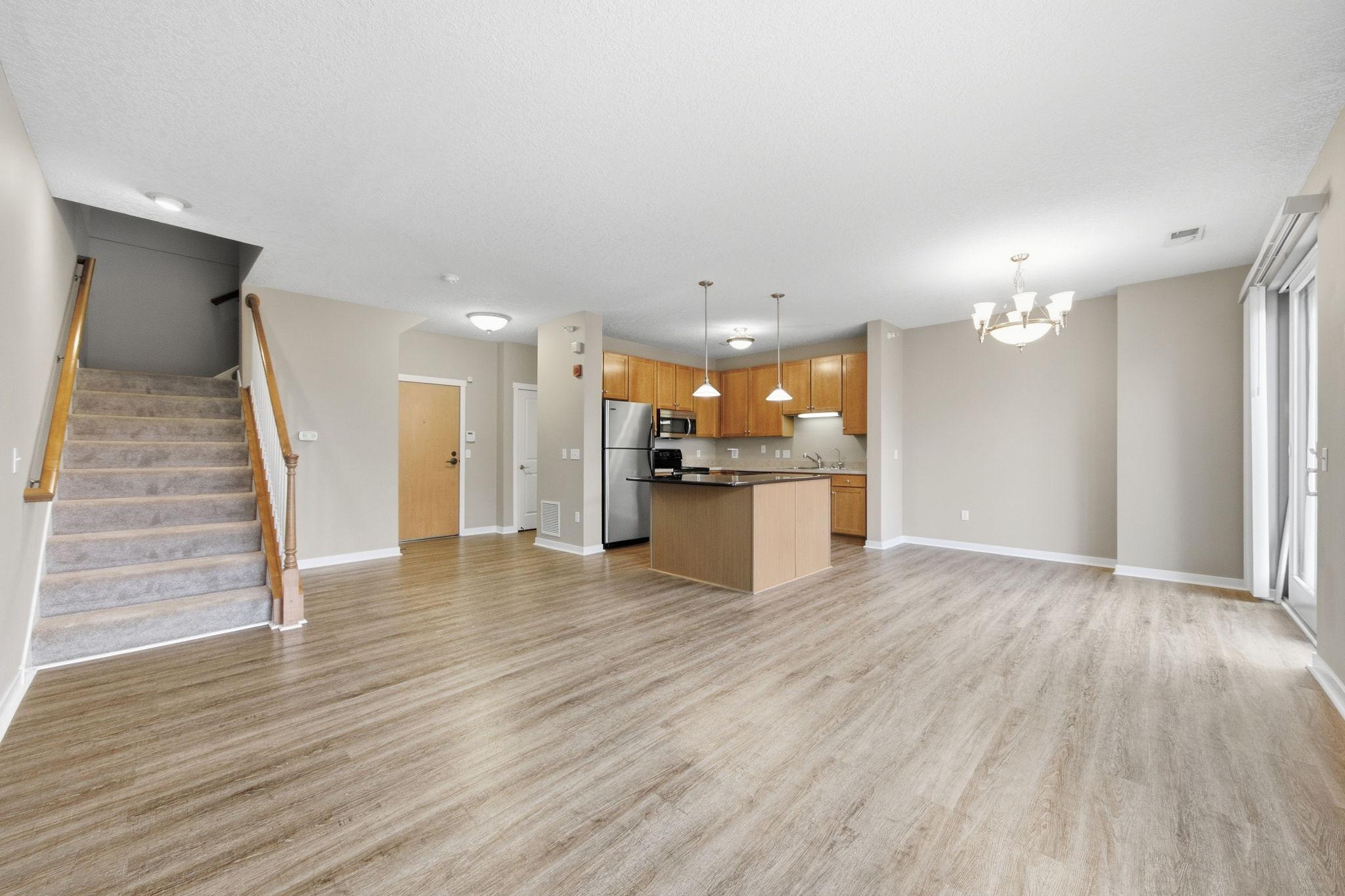 Living Room-Dining Room-Kitchen-Foyer