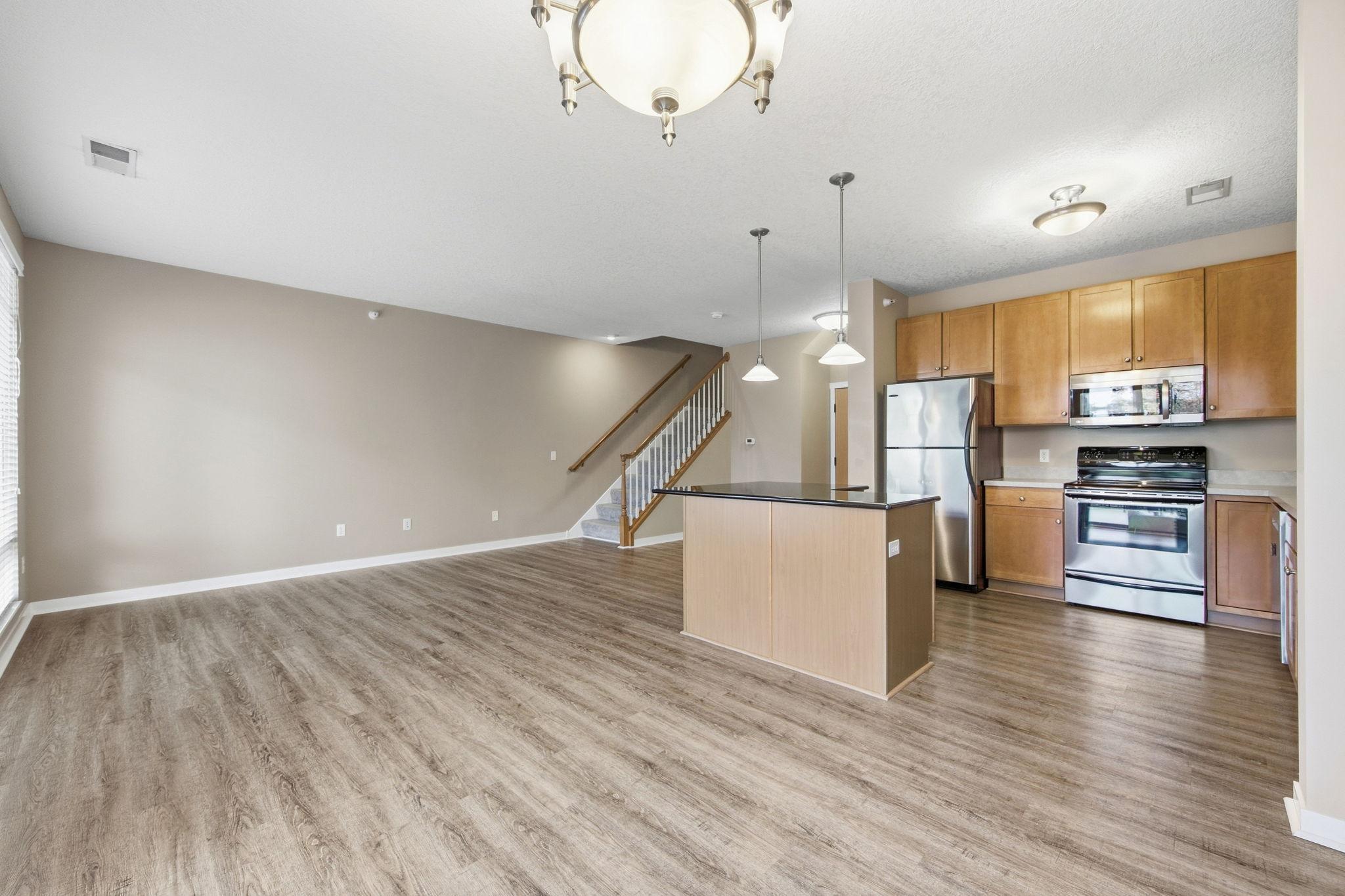 Living Room-Dining Room-Kitchen