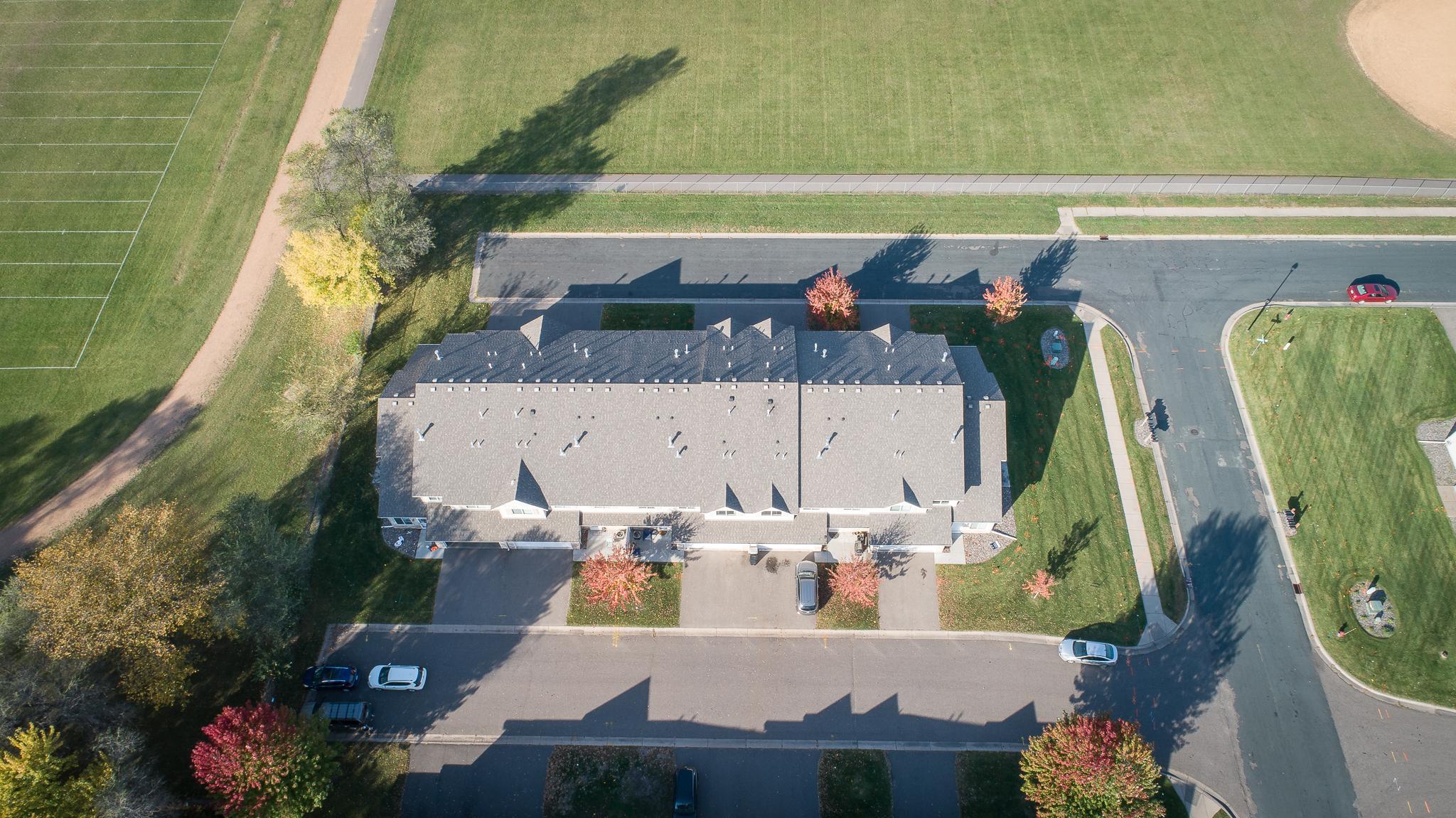 Aerial view of home