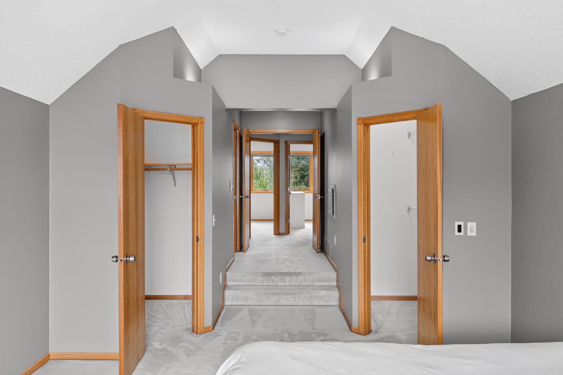 Double Walk In Closets