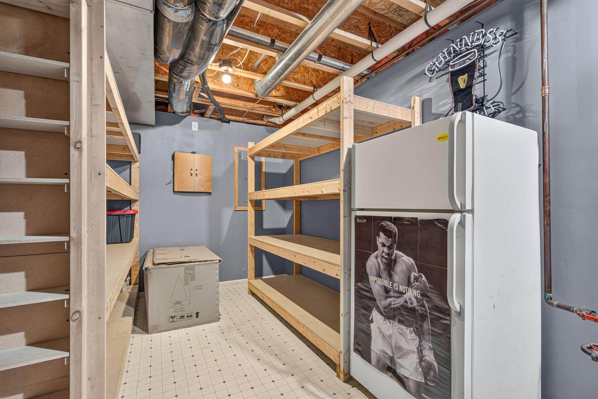 Huge Storage Room with Shelves!