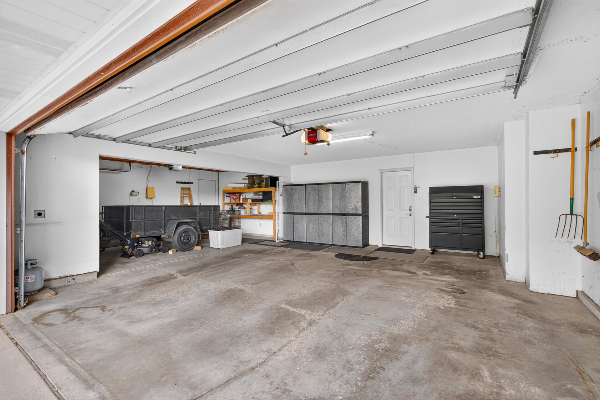 Finished & Insulated Garage