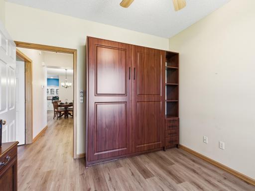 Second bedroom has top of the line murphy bed that can stay or go