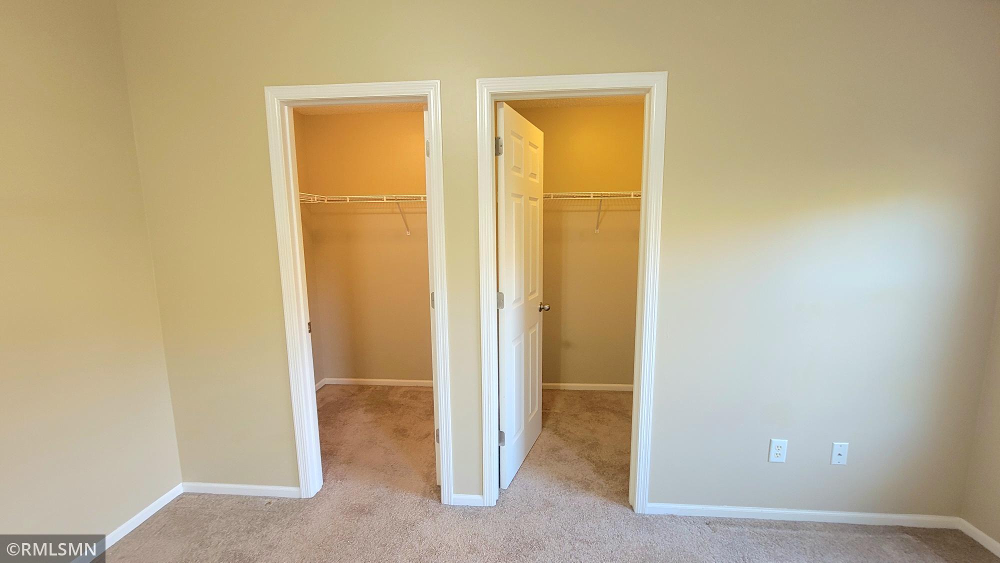 Double closets