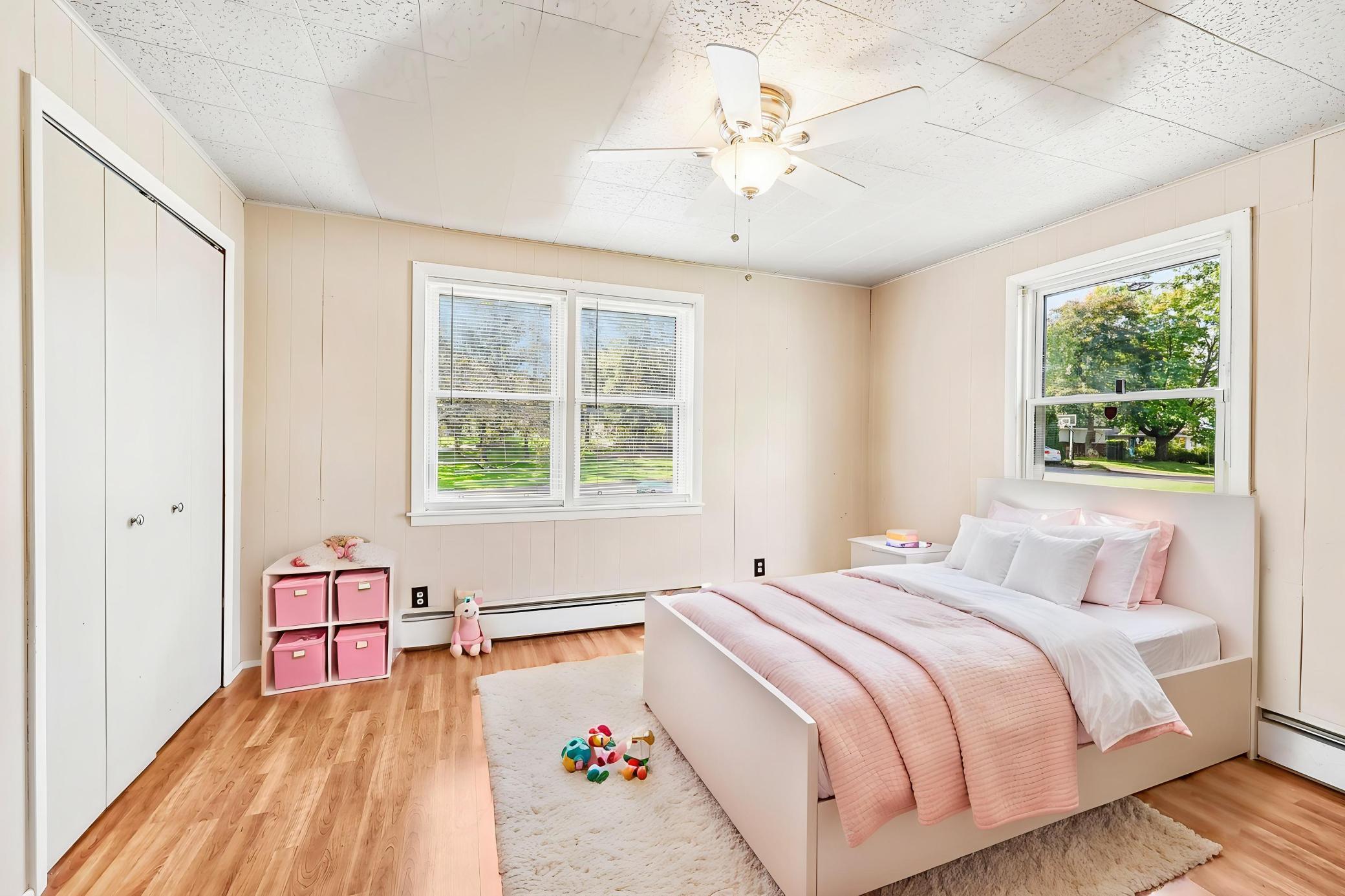 Main floor bedroom 2 (Virtually staged)