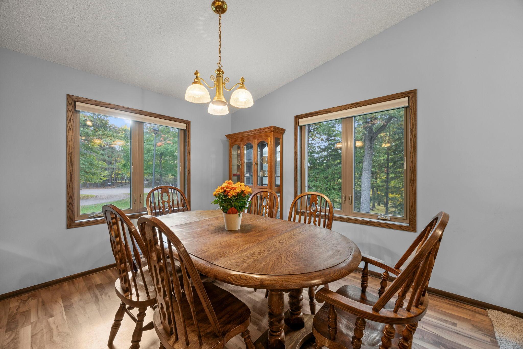 Great dining area off the kitchen.