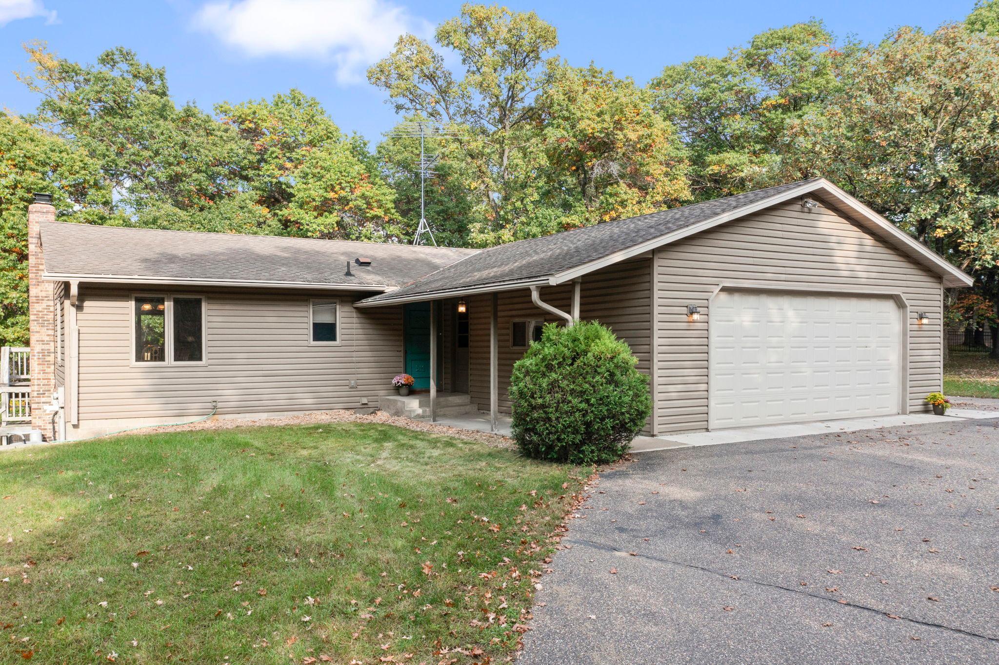 A walkout rambler with 4 bedrooms and 2 bathrooms.