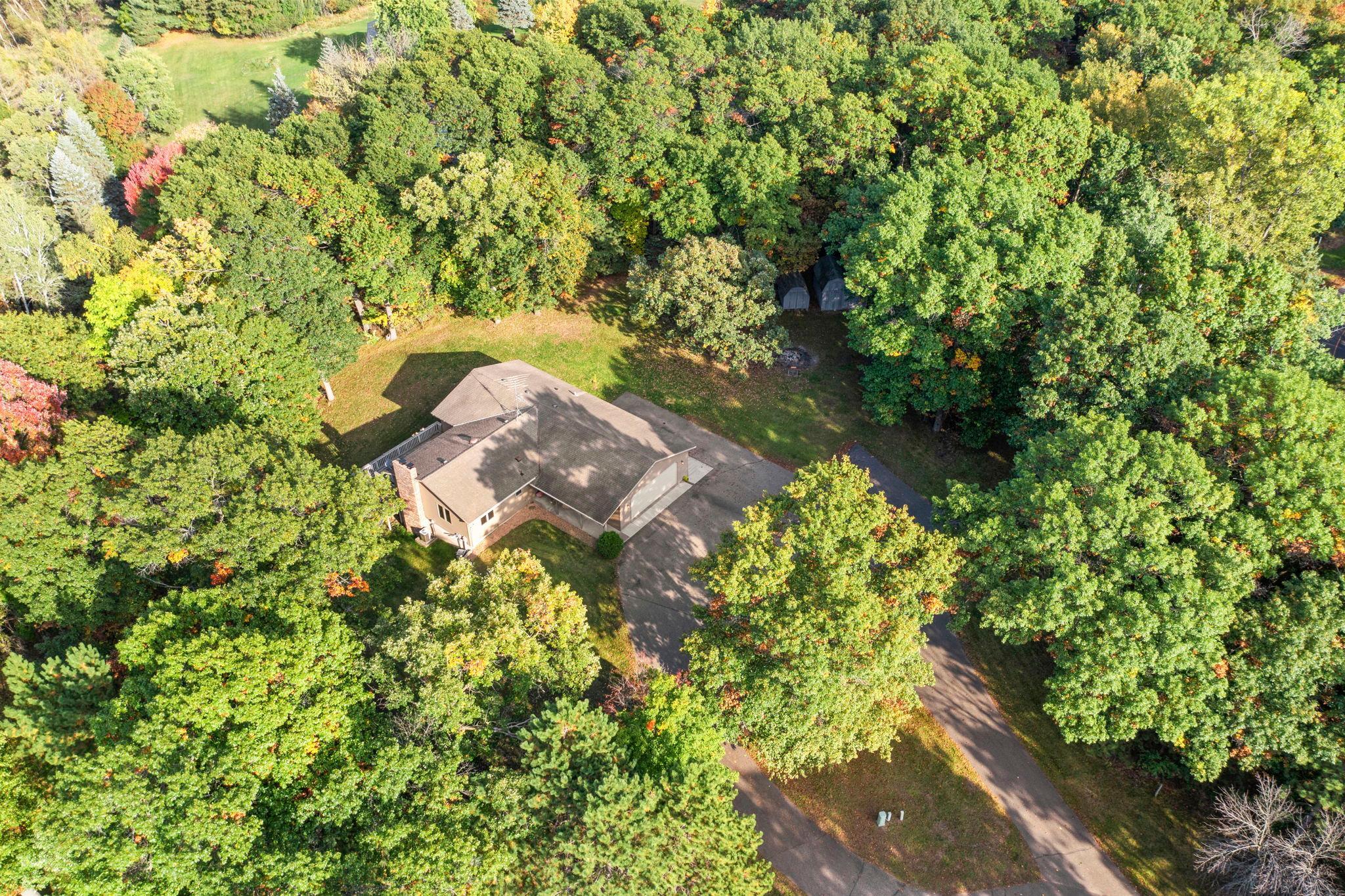 So private and peacefully with mature trees just outside the Cambridge city limits.