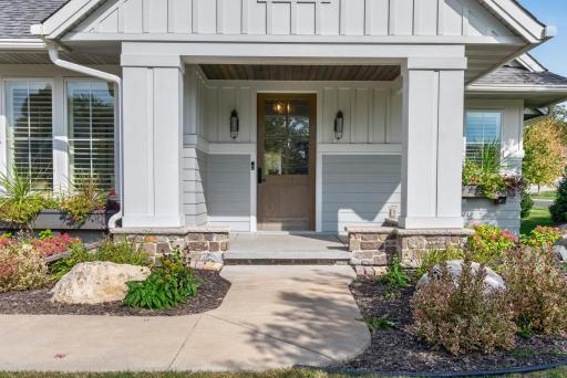 Covered Entry and Window Boxes welcome guests