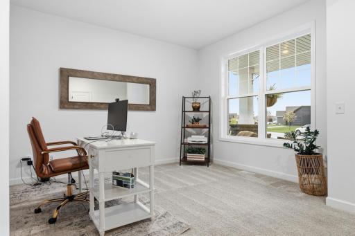Versatile flex space provides the flexibility to adapt to your needs, whether as a home office, playroom, study area, or additional living space.