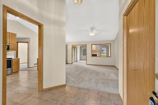 Gracious Foyer offers plenty of room for welcoming company!