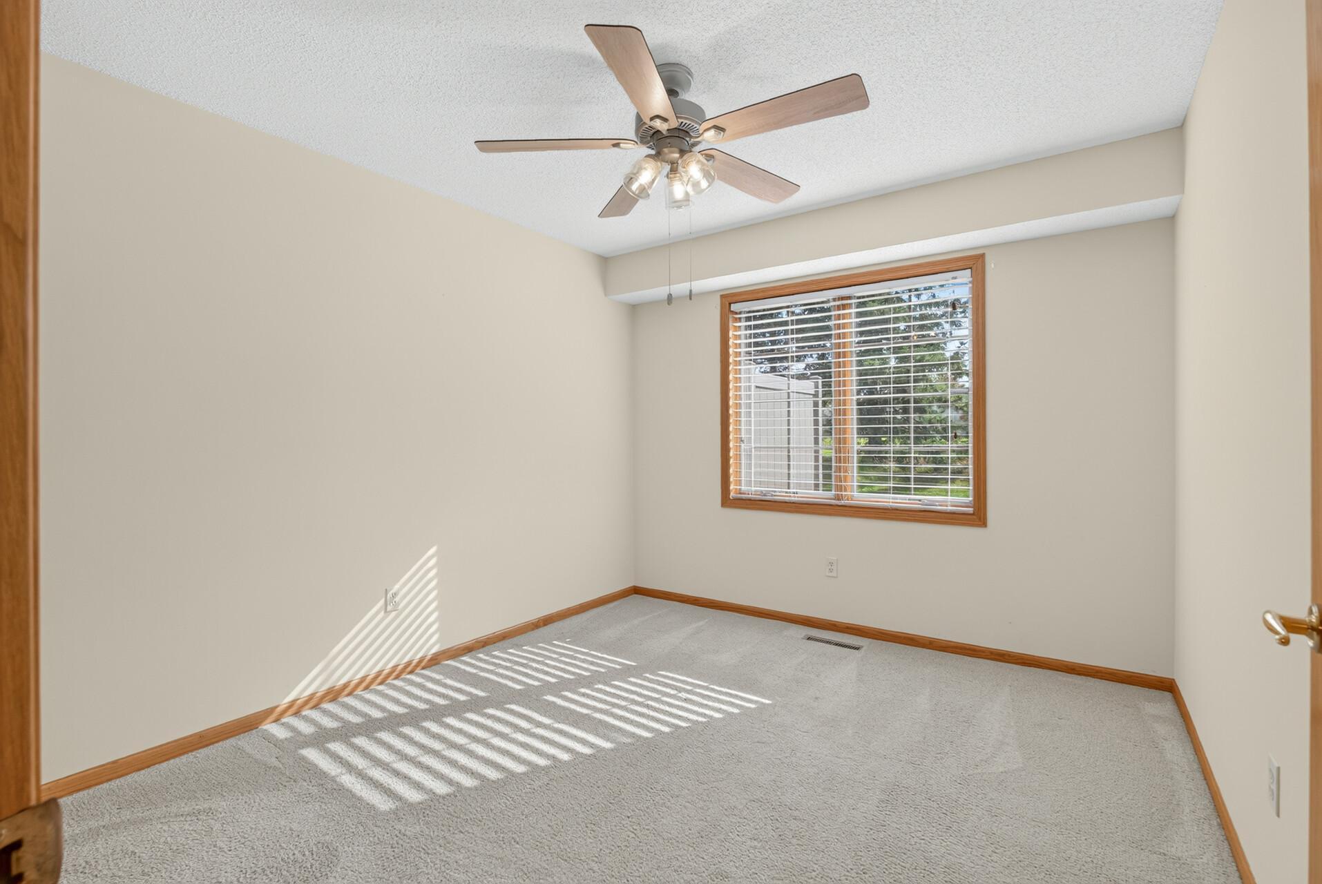 Bedroom #2 with South facing windows.