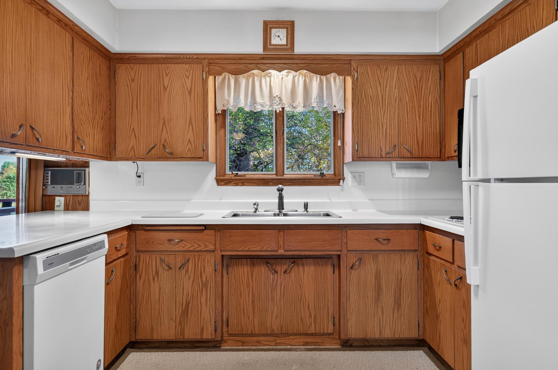 Enjoy picturesque views out of your kitchen window
