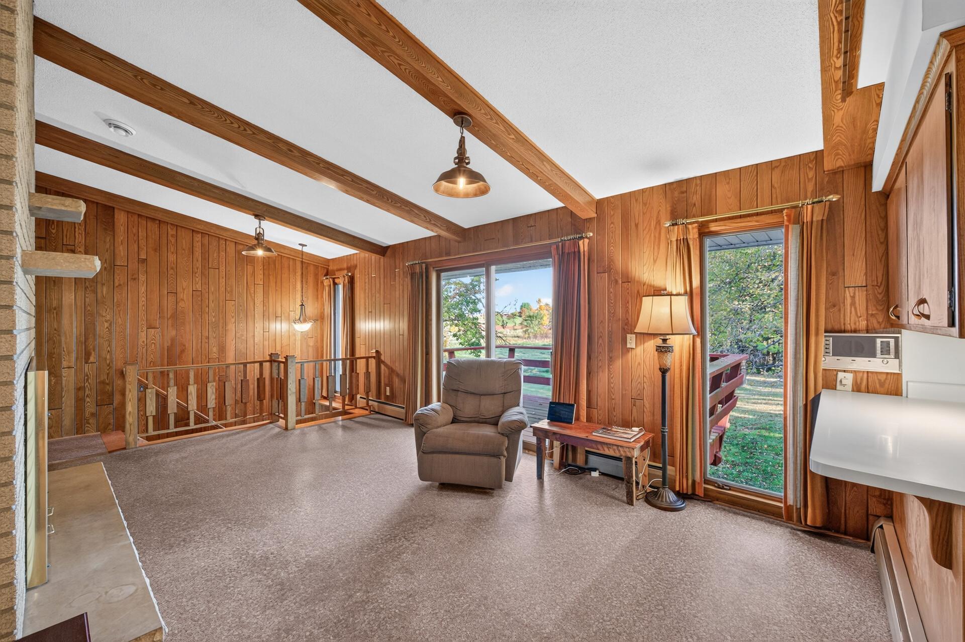 Beautiful wood beams