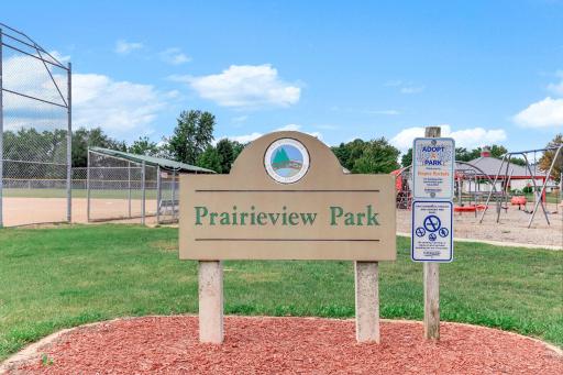 Conveniently located just a couple blocks from Prairieview Park, offering quick access to green space, trails, and outdoor recreation.