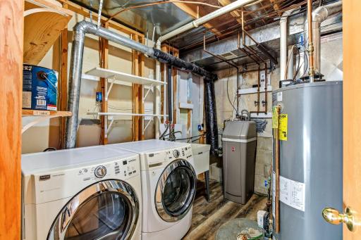 Let's talk big ticket: Furnace /AC 2020, Water Heater 2021, Water Softener 2021