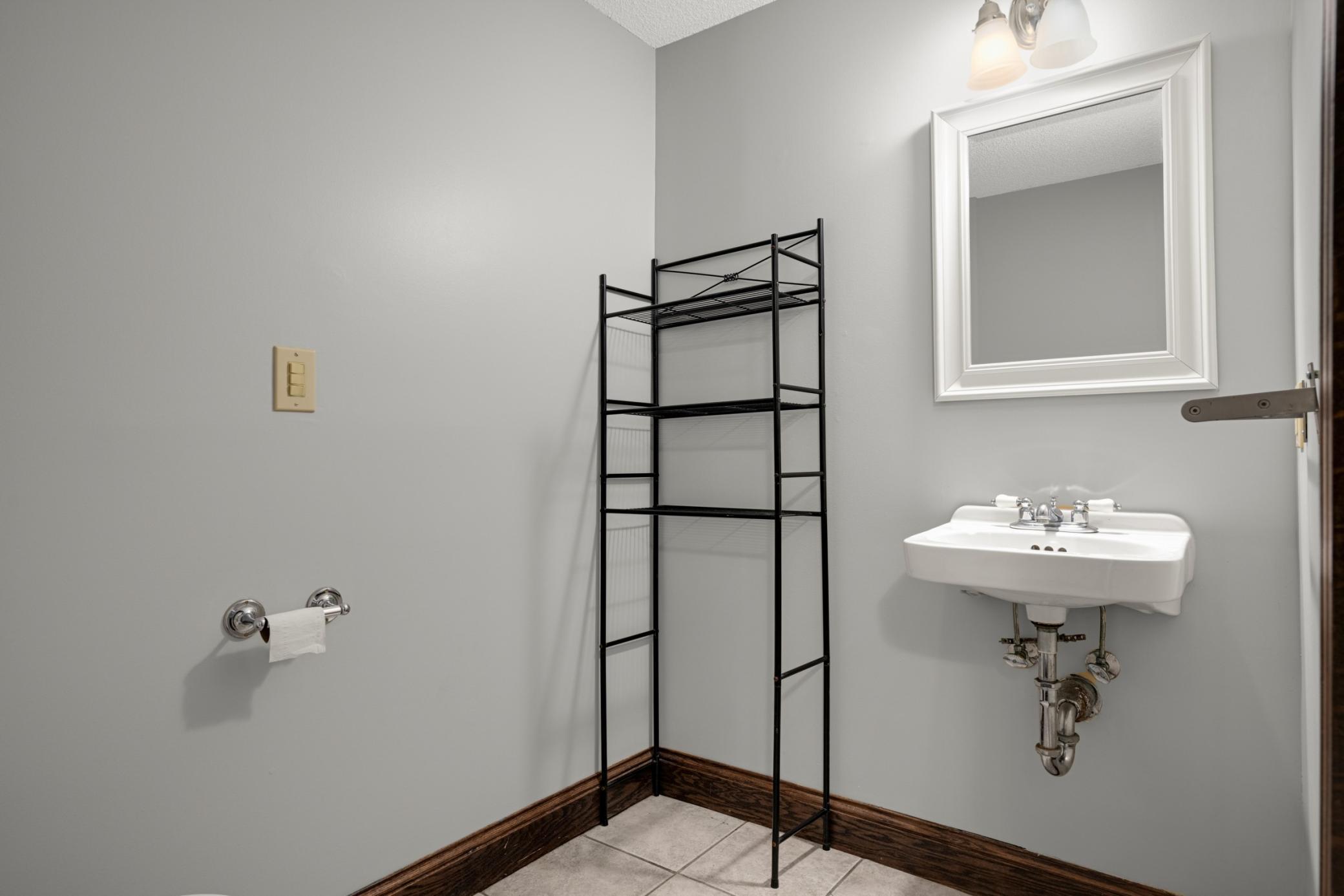 1/2 Guest Bath on the Main FLoor
