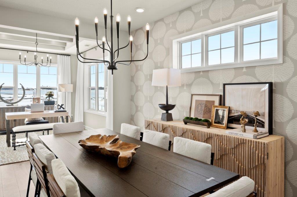 Expansive dining room