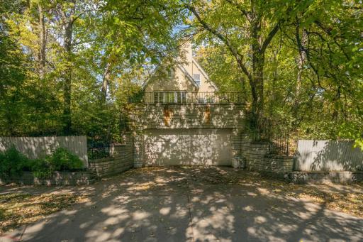 Rare attached 2 car garage with tunnel access into home