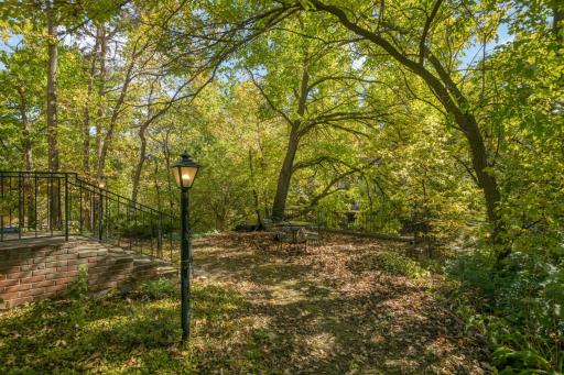 You'll love peeking over neighborhood from this patio