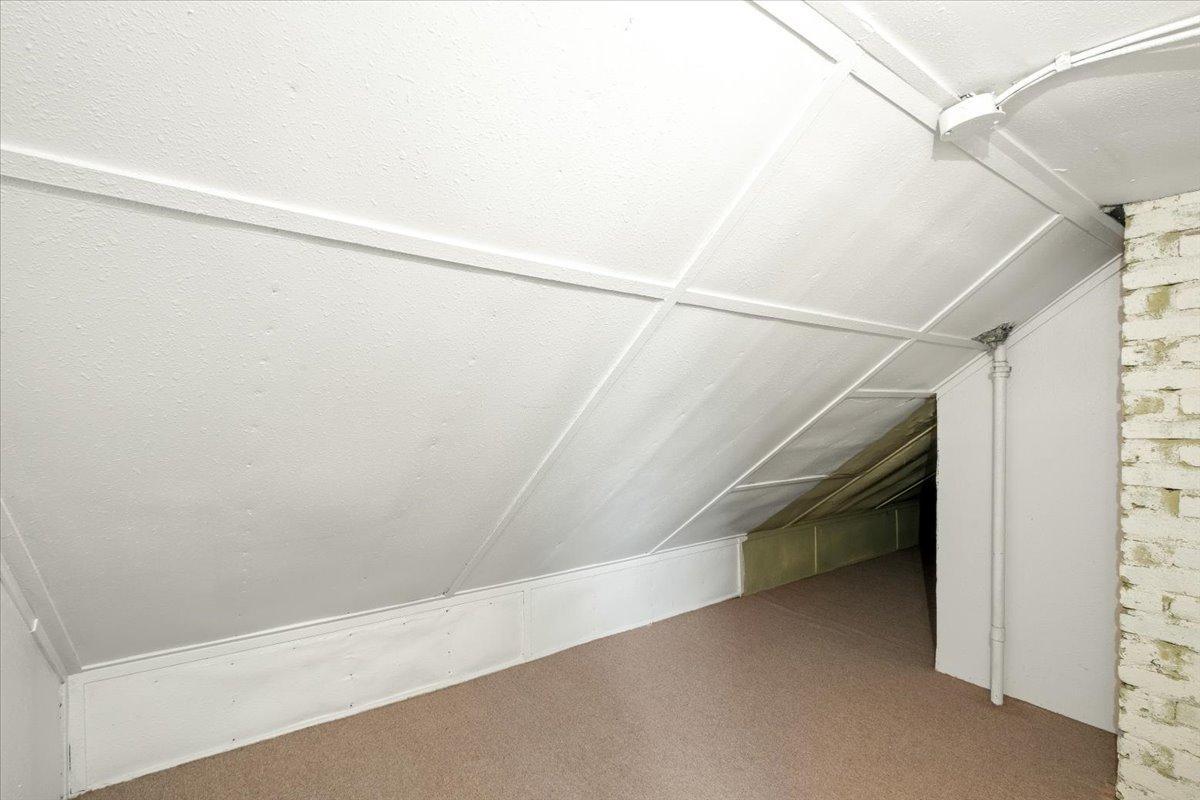 Large Storage Space of Stairs Upstairs