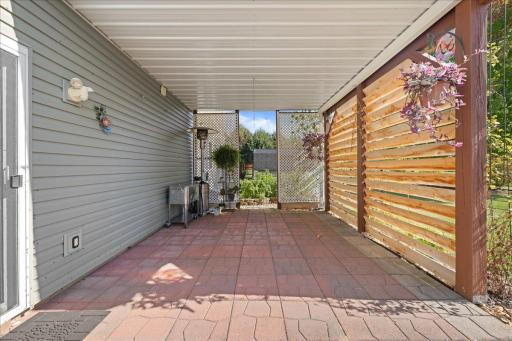The lower patio shaded area is the perfect place to relax out of the sun with a book!