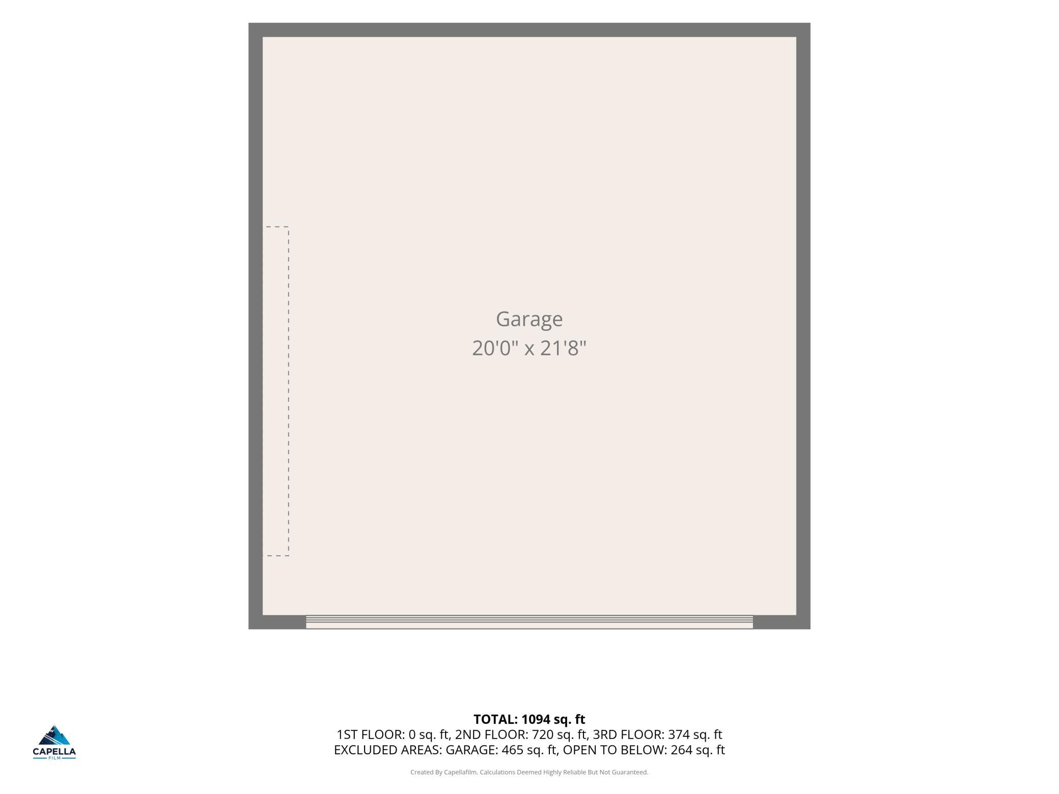 Garage floor plan