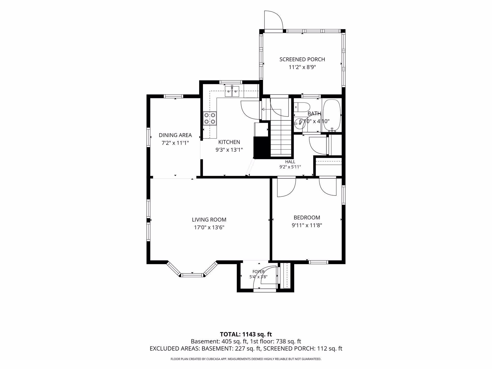 3150 McKinley St NE Main Level Floor Plan