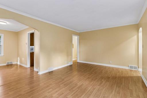 The entire interior of the house was just painted. It is remarkably clean!