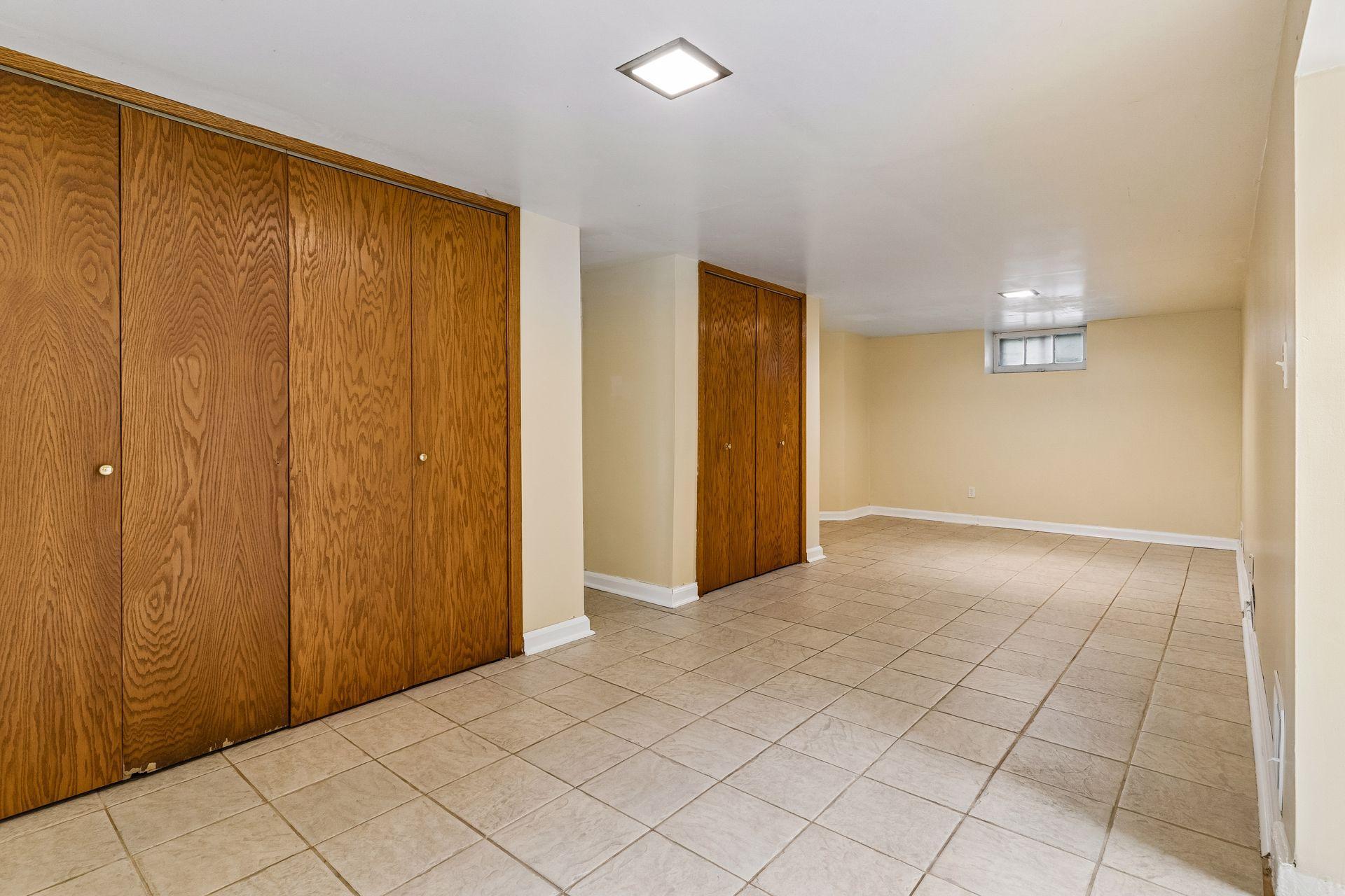 Check out this huge basement!