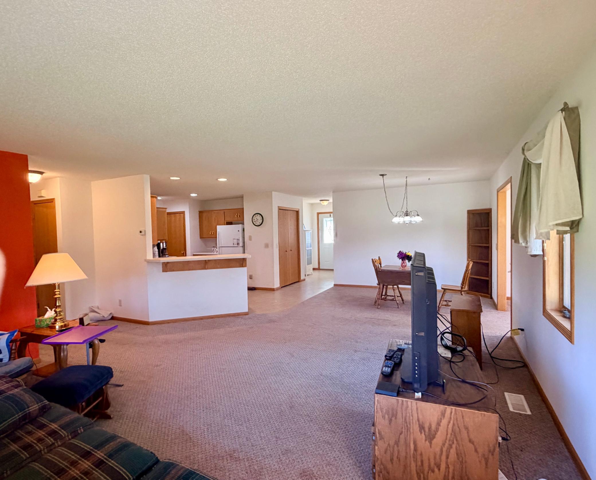 Living Room, Kitchen, Dining Room