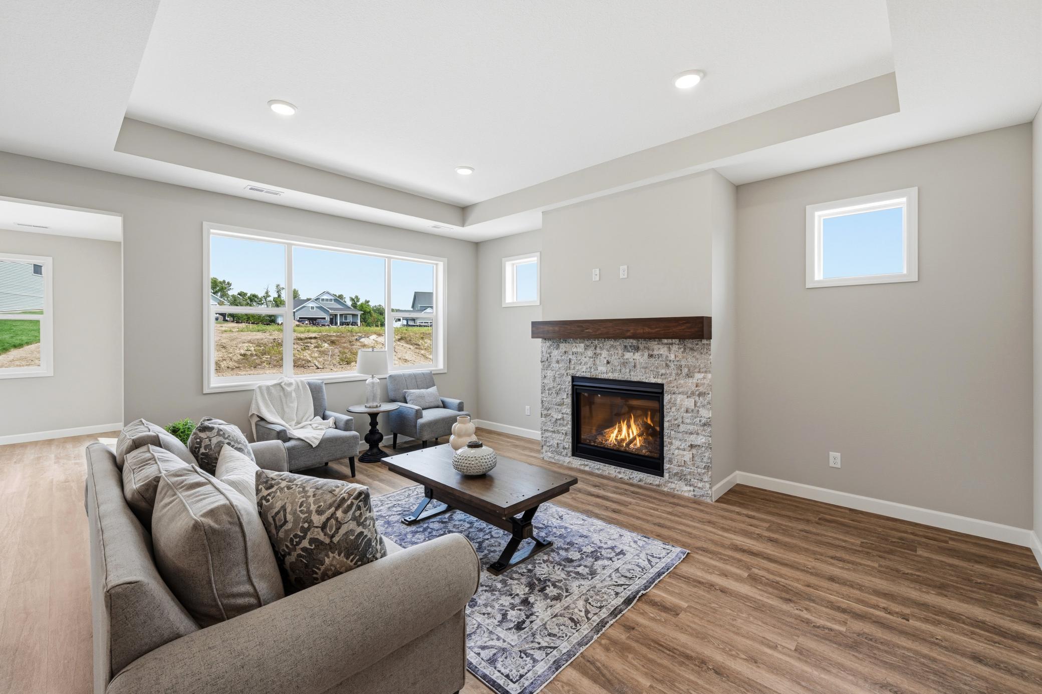 Living Room - The Waterford Villa at 834 Walnut Grove Lane in Oakview Ridge!