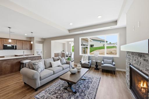 Living Room - The Waterford Villa at 834 Walnut Grove Lane in Oakview Ridge!