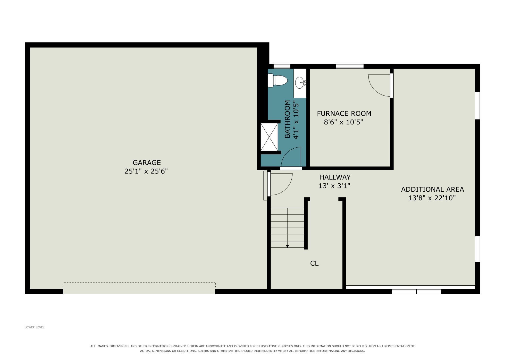 Lower Level Floor Plan