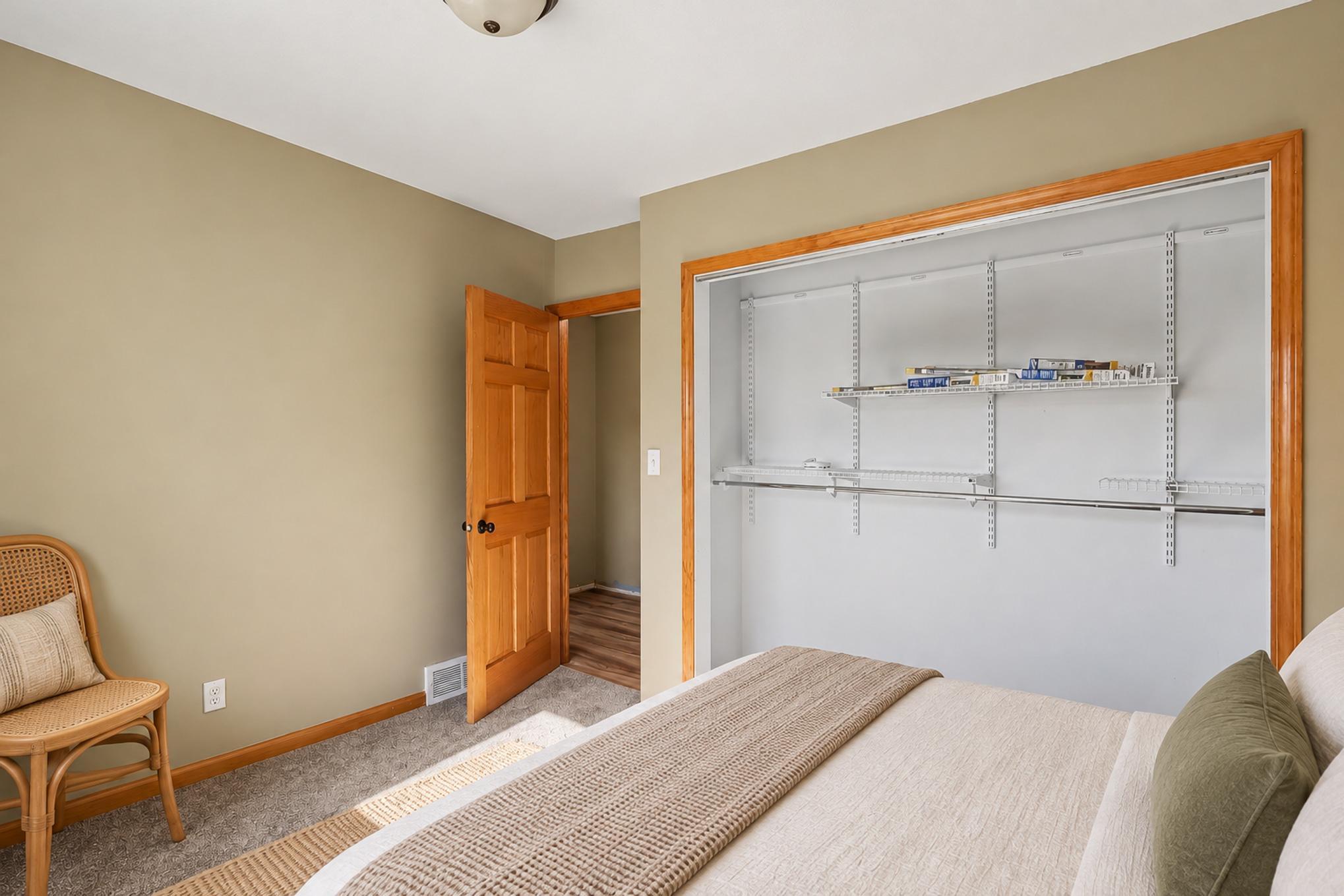 Virtually Staged Bedroom