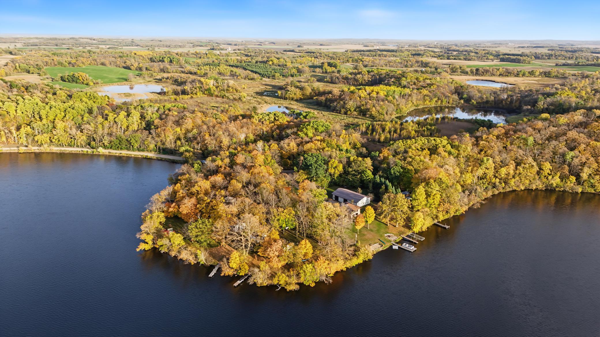 13505 485th Ave. Parkers Prairie MN Block Lake 690' ON THE PENINSULA OF BLOCK LAKE