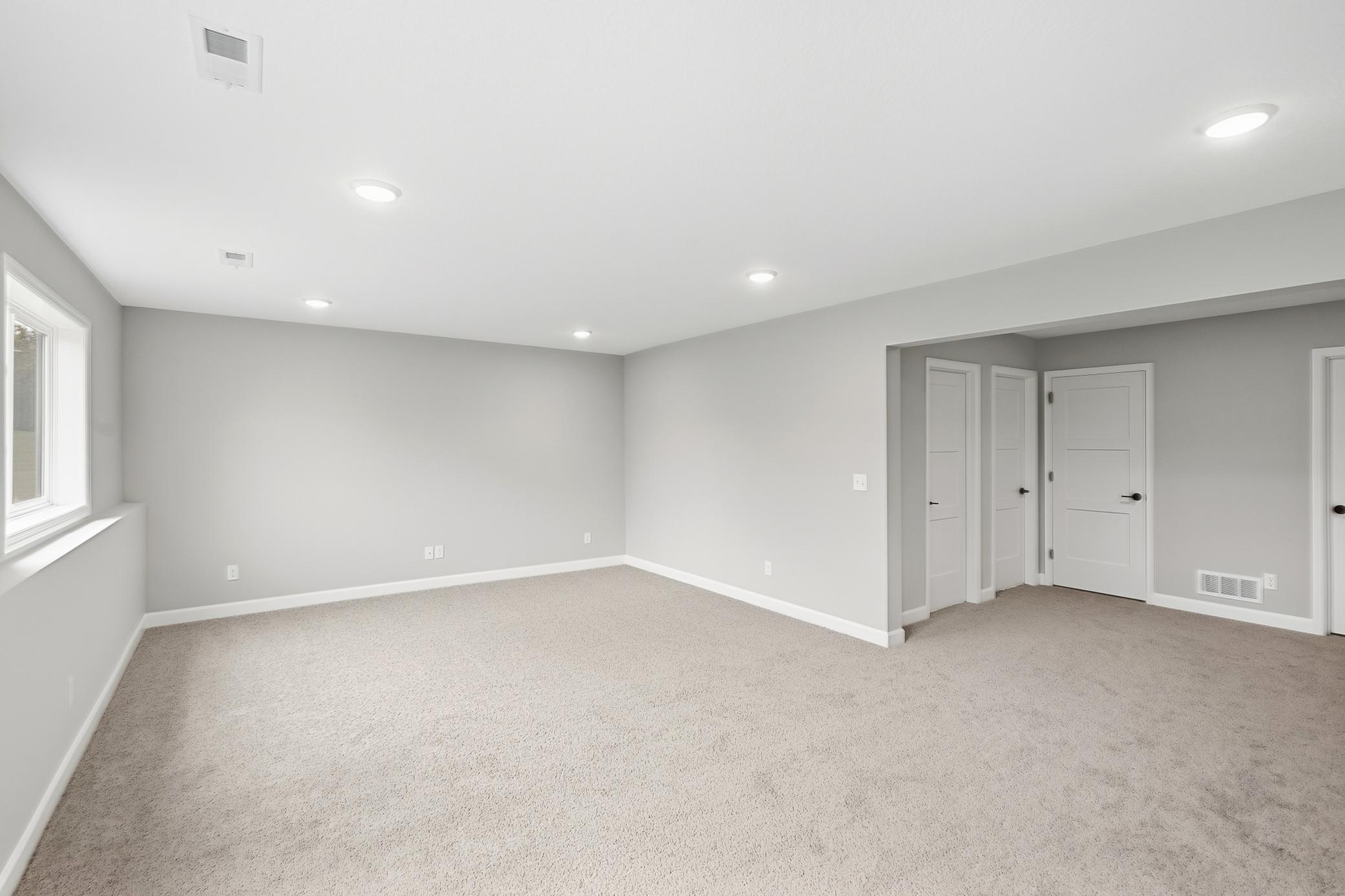 Finished Lookout Lower Level - The Crestview at 810 Walnut Ct in Oakview Ridge!