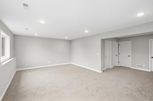 Finished Lookout Lower Level - The Crestview at 810 Walnut Ct in Oakview Ridge!