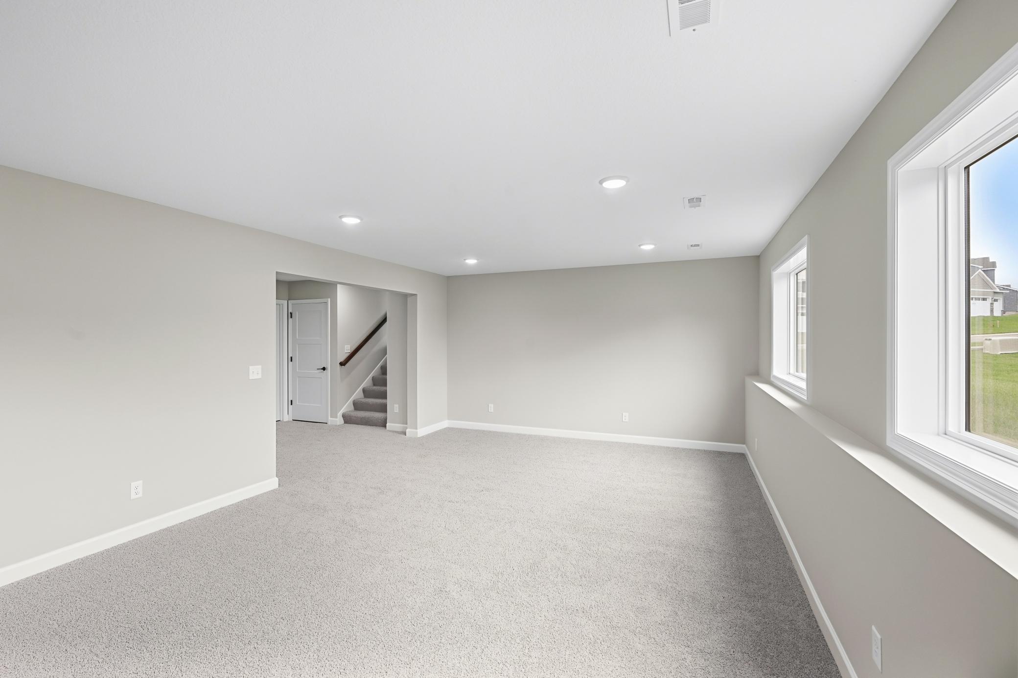 Finished Lookout Lower Level - The Crestview at 810 Walnut Ct in Oakview Ridge!
