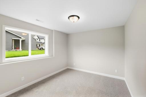 Finished Lower Level Bedroom 4 - The Crestview at 810 Walnut Ct in Oakview Ridge!