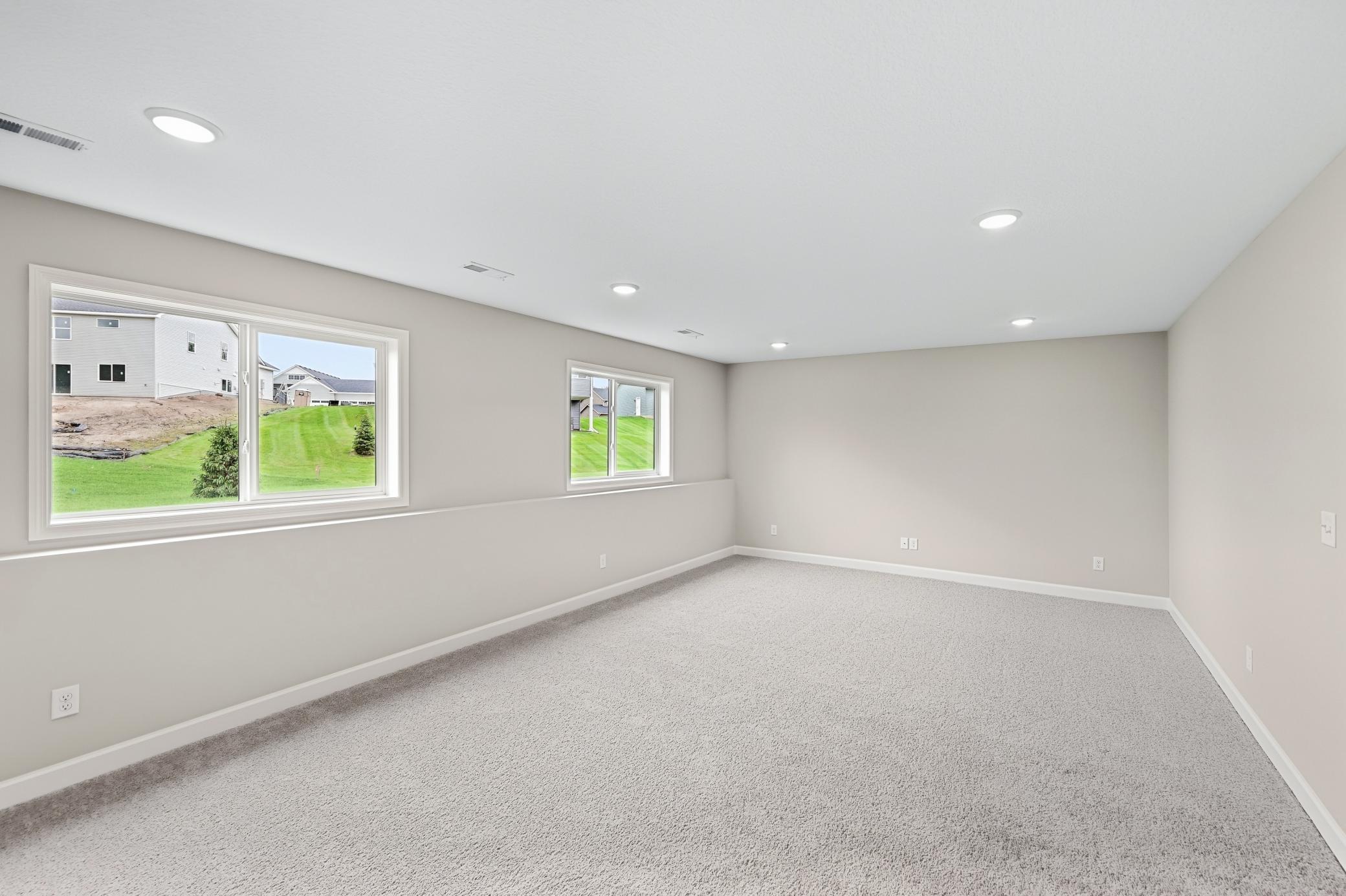 Finished Lookout Lower Level - The Crestview at 810 Walnut Ct in Oakview Ridge!